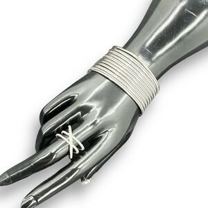 Jewelry Set Bracelet and Ring Silver Plated